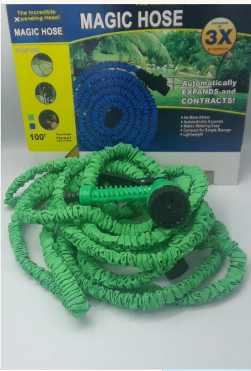Expandable Garden Hose with Spray Nozzle