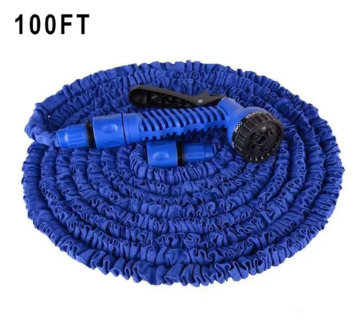 Expandable Garden Hose with Spray Nozzle